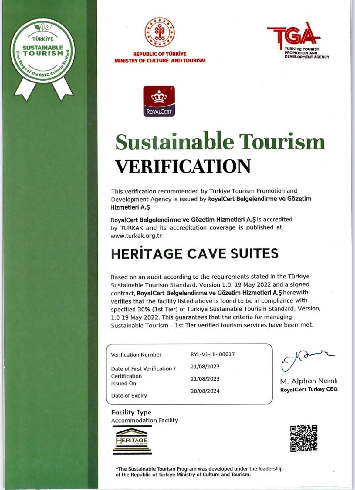 Heritage Cave Suites Ürgüp Exteriér fotografie